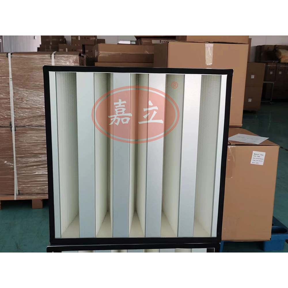 博野W型V型密褶式箱式过滤器